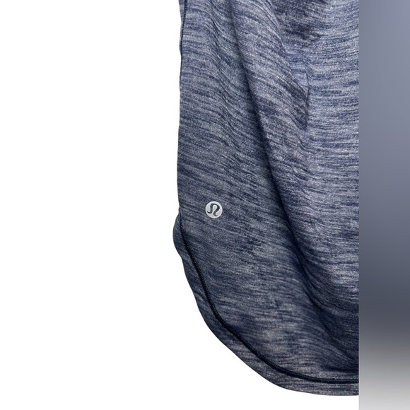 Lululemon Raise The Barre Tank Heathered Deep Navy Size 8 - Picture 5 of 8